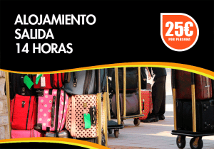 Alojamiento salida 14h