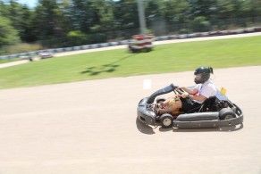 Salida desde parrilla de nuestro campeonato de karts