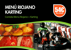 Menu Riojano + Karting