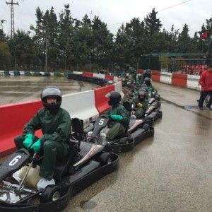 Karting con lluvia para despedidas de soltero