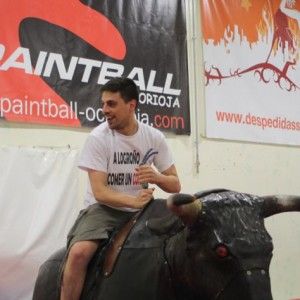 Toro mecanico despedidas Logroño